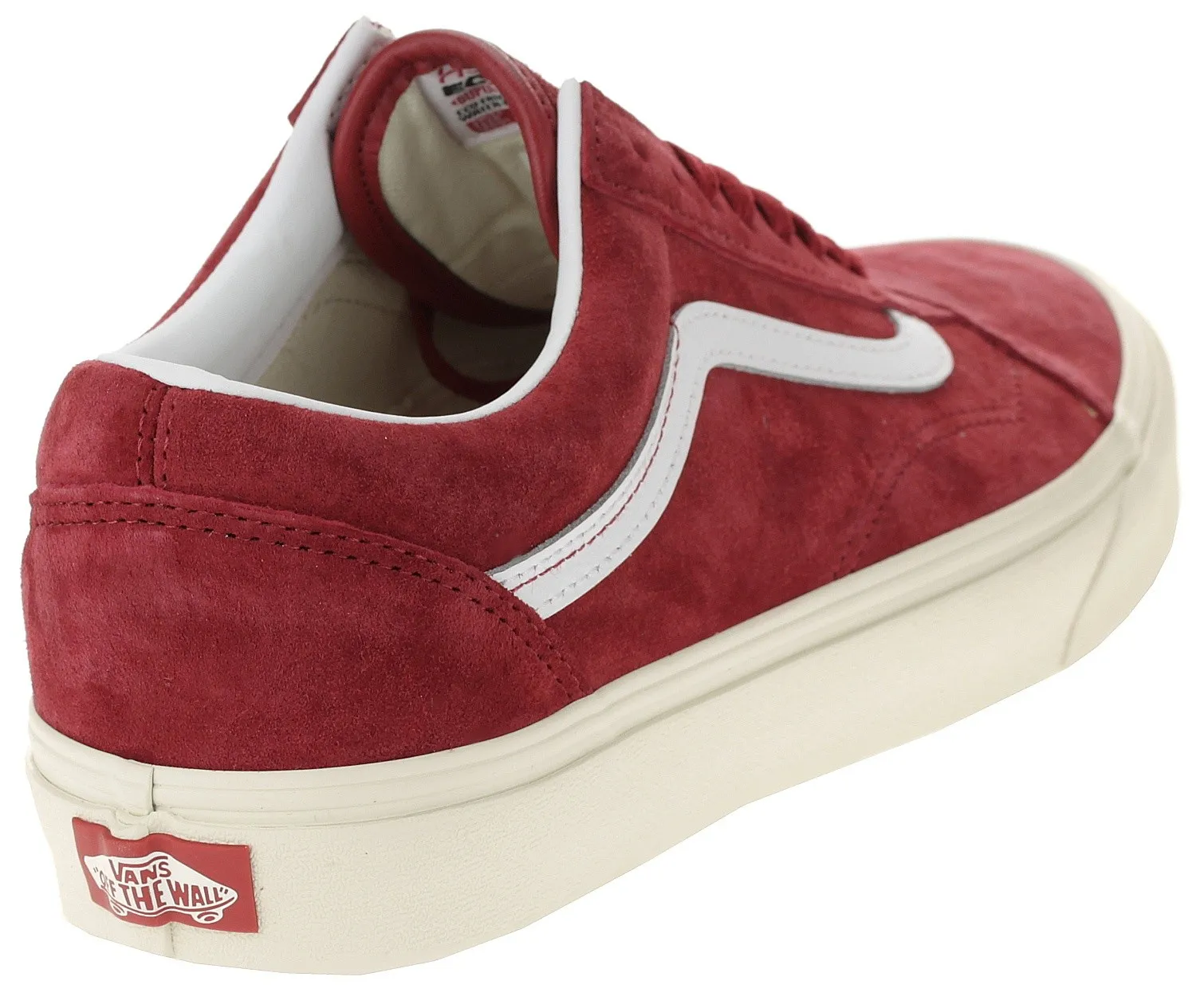 ZAPATOS VANS OLD SKOOL  PIG SUEDE/CHILI PEPPER/TRUE WHITE