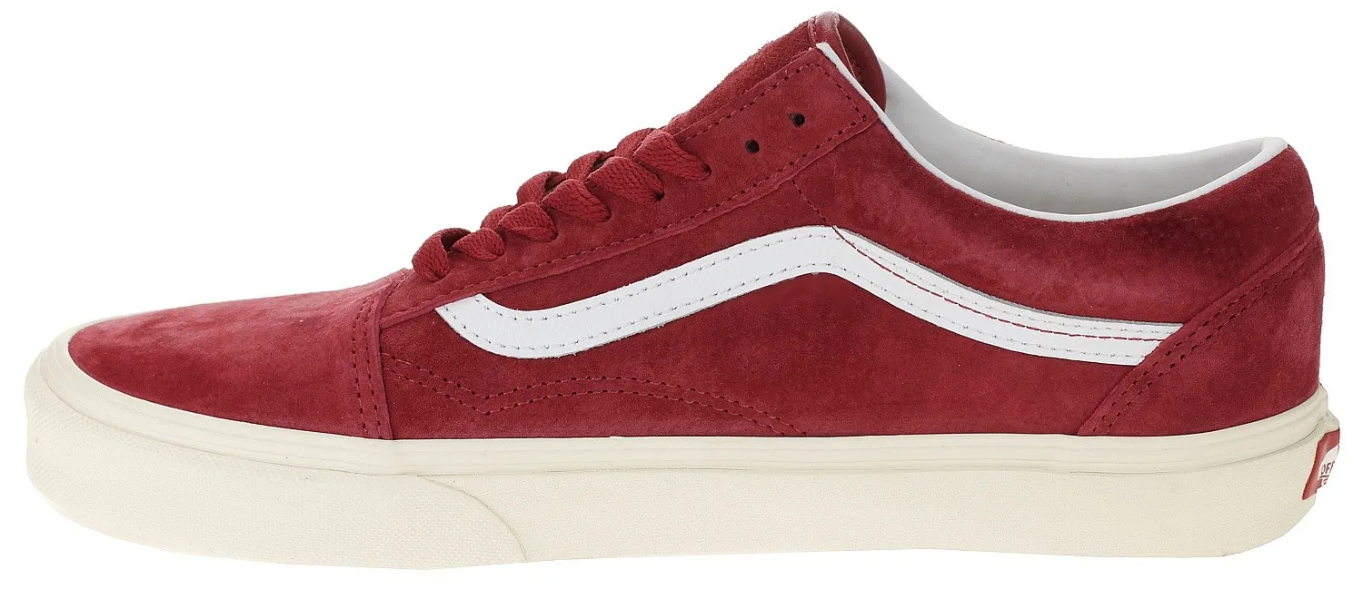 ZAPATOS VANS OLD SKOOL  PIG SUEDE/CHILI PEPPER/TRUE WHITE